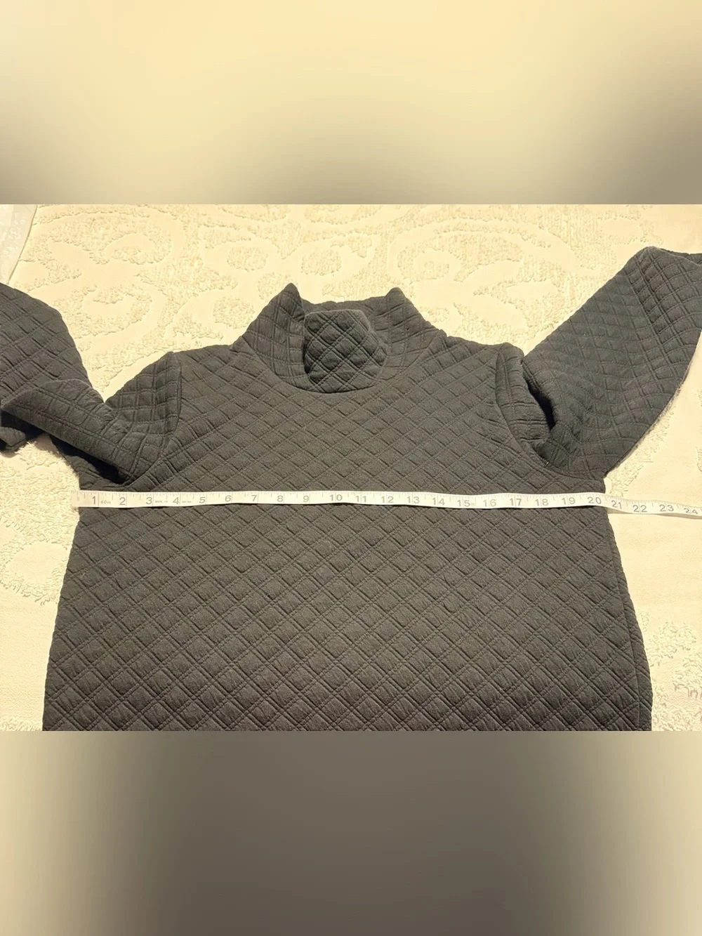 J. Crew Quilted Turtleneck Sweater